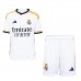 Billige Real Madrid Børnetøj Hjemmebanetrøje til baby 2023-24 Kortærmet (+ korte bukser)